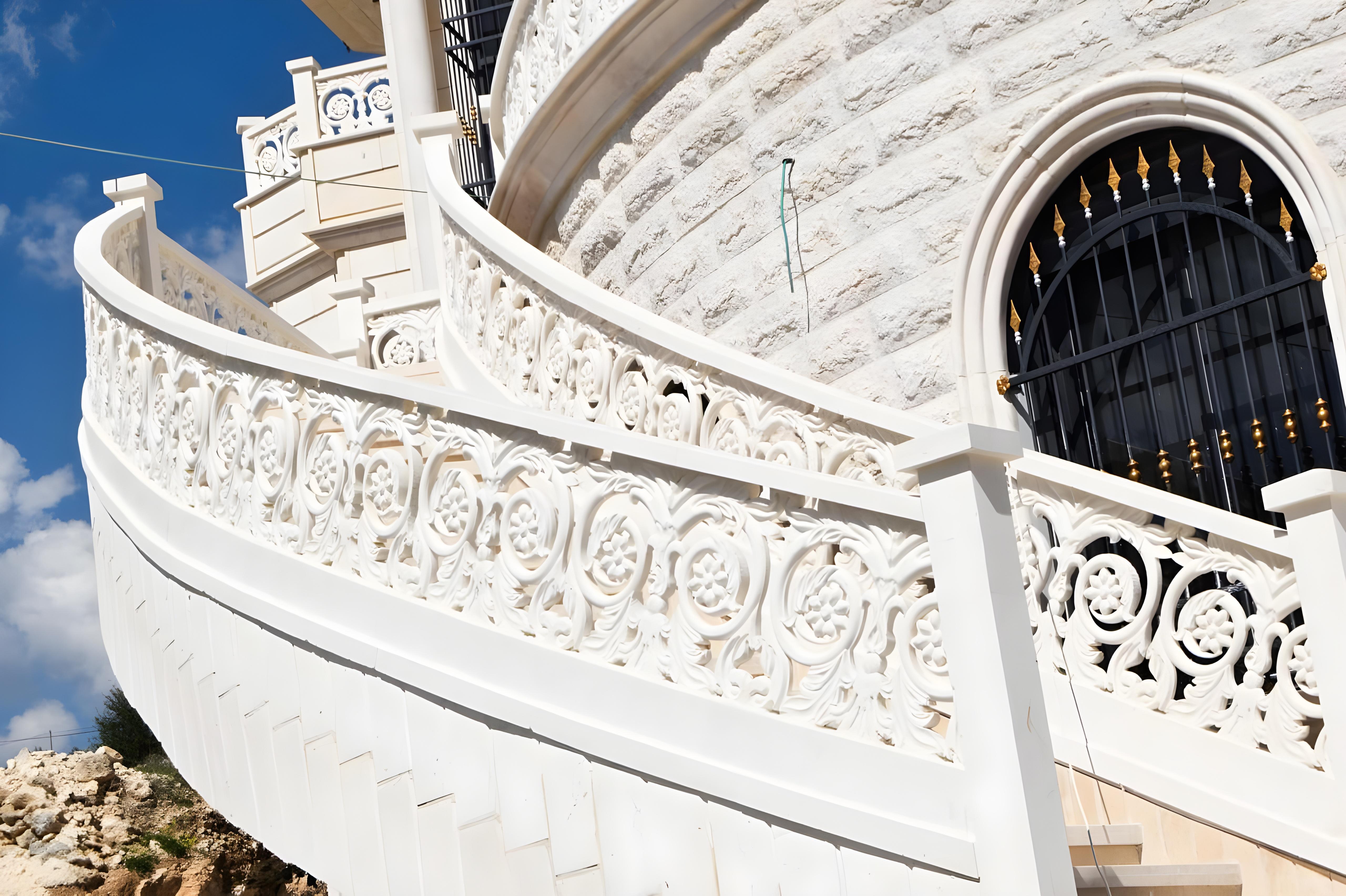 Ornate CNC Carved Railing